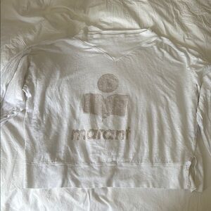 Isabel Marant White Long Sleeve Tee